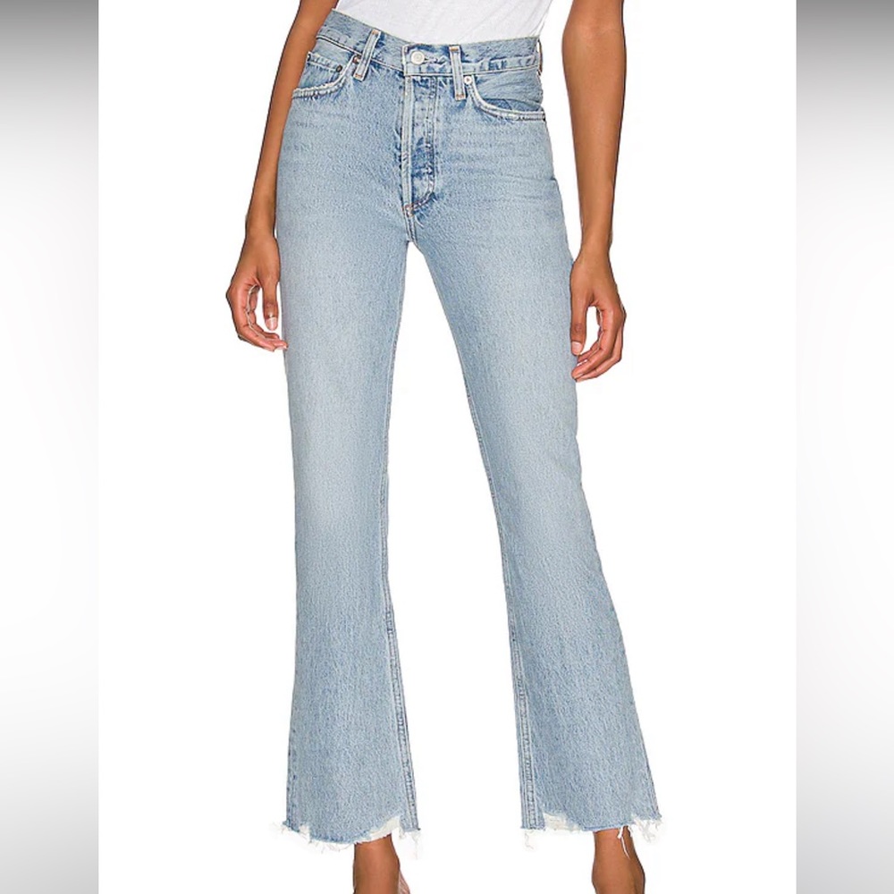AGOLDE Mid-Rise Relaxed Bootcut Jeans